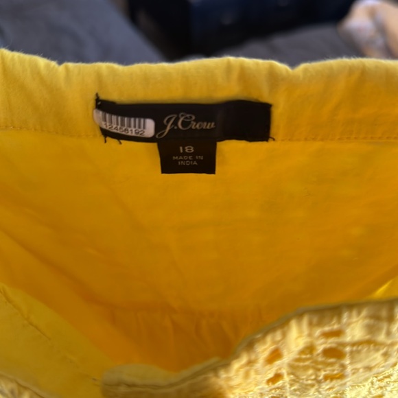 J Crew yellow eyelet sundress - Picture 3 of 7